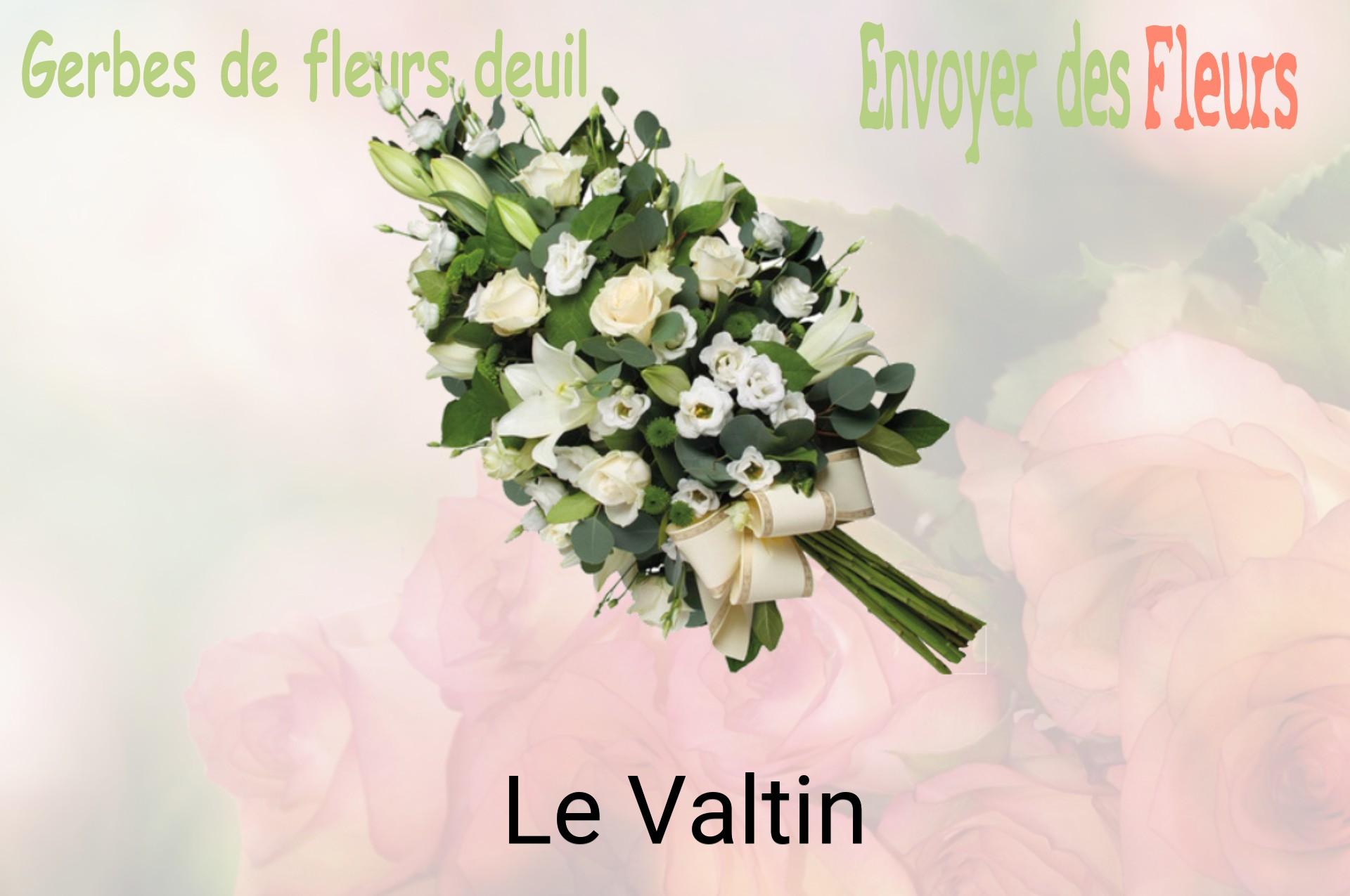 Gerbe de fleurs de deuil livrée à Le Valtin
